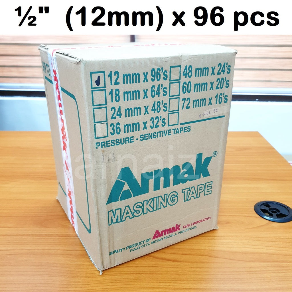 Armak Masking Tape Per BOX Painter's Grade Masking Tape Armak Green Industrial Painting Packing