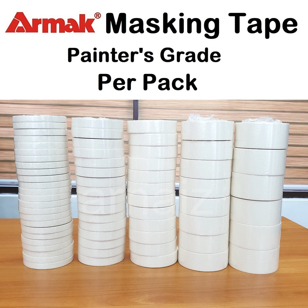 Armak Masking Tape Per PACK Painter's Grade Masking Tape Armak Green Industrial Painting Packing