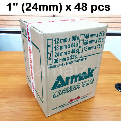 Armak Masking Tape Per BOX Painter's Grade Masking Tape Armak Green Industrial Painting Packing