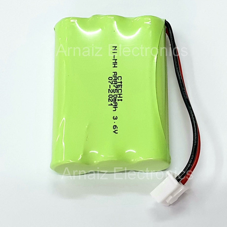 3.6V 3xAAA 750mAh Cordless Phone Battery High Capacity NiMh Battery Pack 3.6 Volts Wireless Telephon