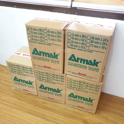 Armak Masking Tape Per BOX Painter's Grade Masking Tape Armak Green Industrial Painting Packing