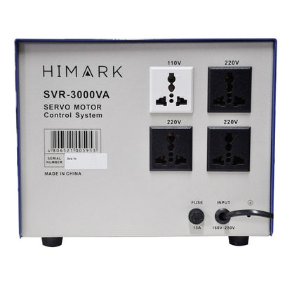 Himark 3000W AVR Automatic Voltage Regulator 3000VA Servo Motor Type 3KVA AVR Time Delay Power On