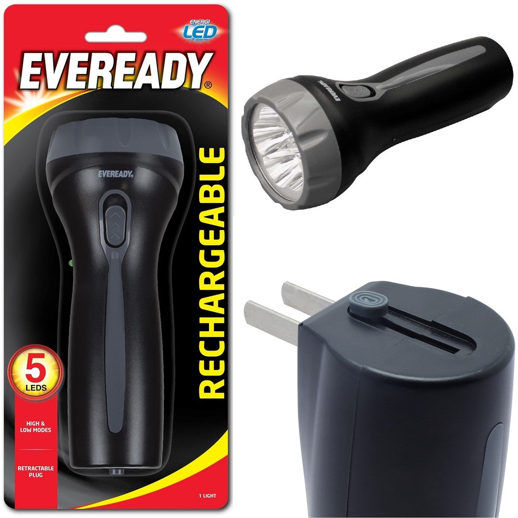 Eveready Rechargeable Flashlight Mini Torch Light LED RHAPLA Rechargeable Flash Light Chargeable