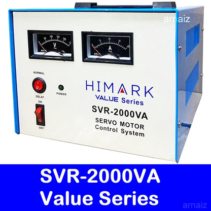 Himark 2000W AVR Automatic Voltage Regulator 2000VA Servo Motor Type 2KVA AVR Time Delay Power On