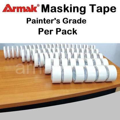 Armak Masking Tape Per PACK Painter's Grade Masking Tape Armak Green Industrial Painting Packing