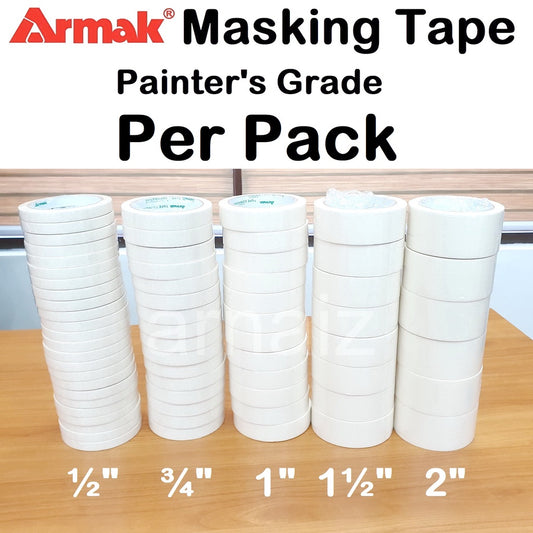 Armak Masking Tape Per PACK Painter's Grade Masking Tape Armak Green Industrial Painting Packing