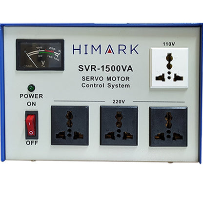 Himark 1500W AVR Automatic Voltage Regulator 1500VA Servo Motor Type 1.5KVA AVR Time Delay Power On