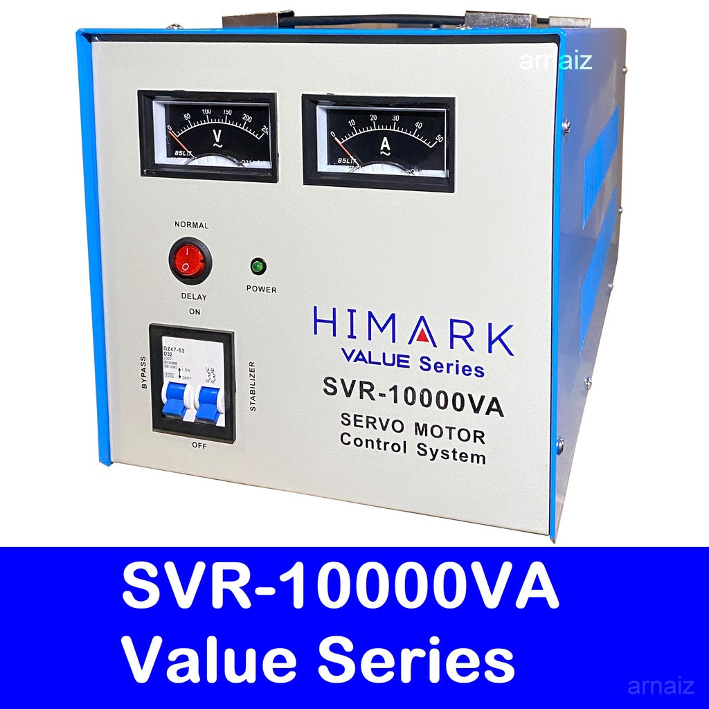 Himark 10000W AVR Automatic Voltage Regulator 10000VA Servo Motor Type 10KVA AVR Time Delay Power On