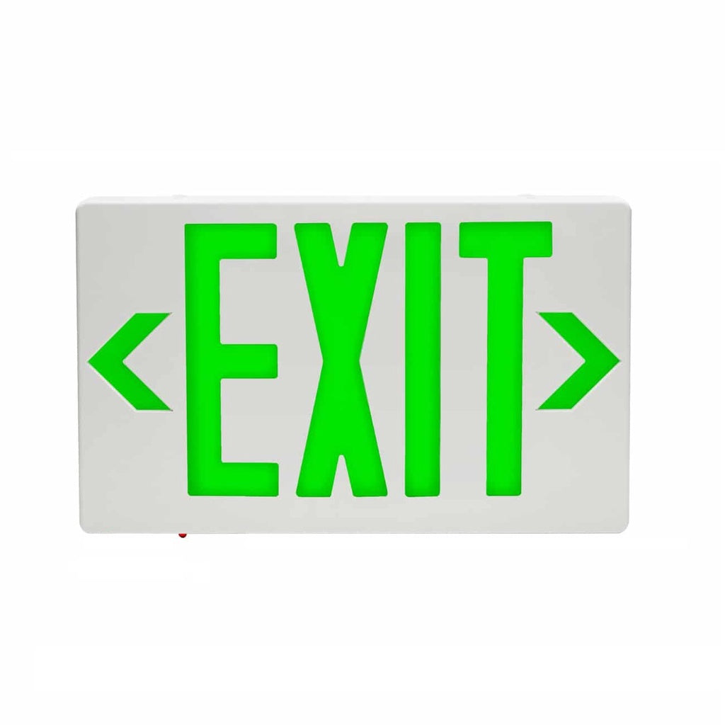 Exit Light EXIT Sign LED Type Green HT 501 HT-501 120/277VAC Emergency Exit Light Single Double Face