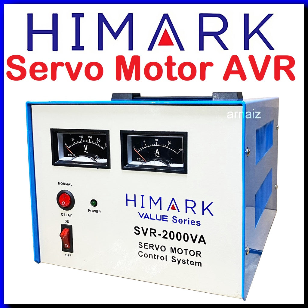 Himark 2000W AVR Automatic Voltage Regulator 2000VA Servo Motor Type 2KVA AVR Time Delay Power On