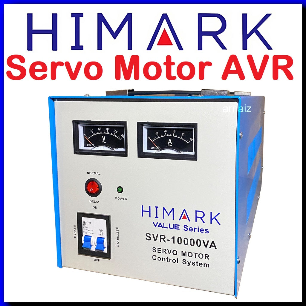 Himark 10000W AVR Automatic Voltage Regulator 10000VA Servo Motor Type 10KVA AVR Time Delay Power On