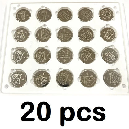 Panasonic CR2032 (5-20 pcs) Bulk Packing ECR2032 2032 Lithium Coin Cell Button Battery 3V 3 volts