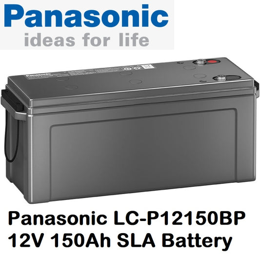 Panasonic 12V 150Ah SLA VRLA Rechargeable Battery LC-P12150BP Valve Regulated Sealed Lead-Acid Batt