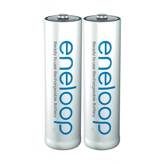 Panasonic Eneloop AA 2pcs 2000mAh 1.2V Rechargeable Battery min.1900mAh BK-3MCCE/2BT HRM6 AA Ni-MH