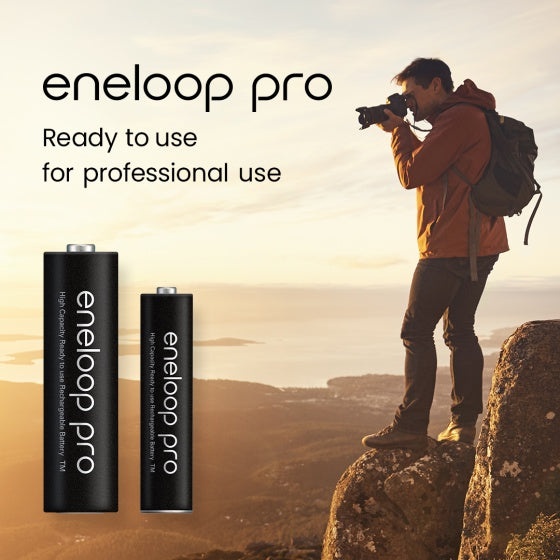 Panasonic Eneloop PRO AAA 4pcs 950mAh 1.2V Rechargeable Battery min. 900mAh BK-4HCCE/4BT HRM03 Ni-MH