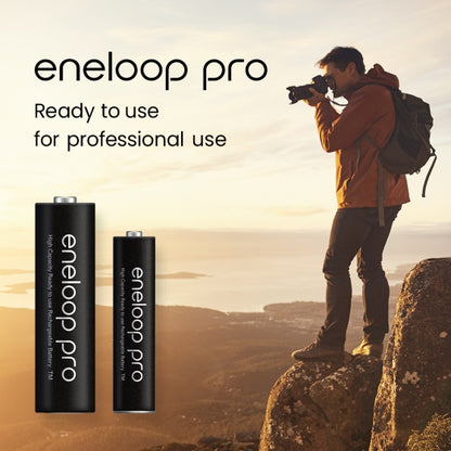 Panasonic Eneloop PRO AAA 4pcs 950mAh 1.2V Rechargeable Battery min. 900mAh BK-4HCCE/4BT HRM03 Ni-MH