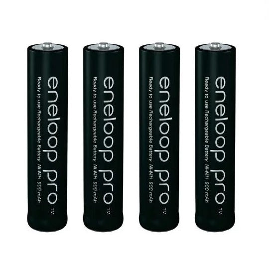 Panasonic Eneloop PRO AAA 4pcs 950mAh 1.2V Rechargeable Battery min. 900mAh BK-4HCCE/4BT HRM03 Ni-MH