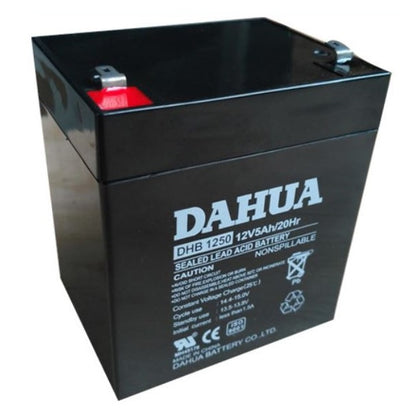 Dahua 12V 5Ah 20hr Battery 12 Volts 5 Ampere UPS replaces 12V 4.5Ah 4.5A Battery