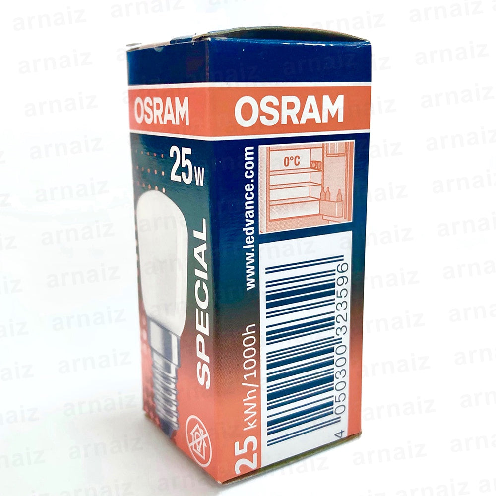 Osram Ref Bulb 25W 230V E14 Special Frosted Incandescent Lamp FR 25 Fridge Refrigerator Sewing Lamp