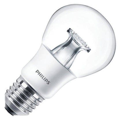 Philips Master LED bulb DT 5.5W-40W E27 A60 CL LEDbulb Warm White Dimmable Clear