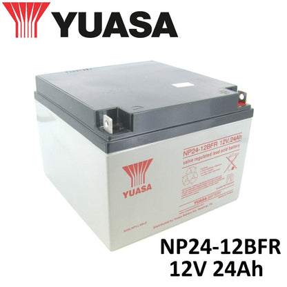 Yuasa NP24-12BFR 12V 24Ah Sealed Lead Acid Battery Flame Retardant Battery Rechargeable NP24-12FR