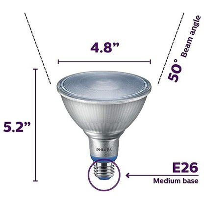 Philips LED Plant Grow Light Bulb 16W Daylight E26 Base PAR38 Indoor Lamp 16 Watts House Plant Lamp