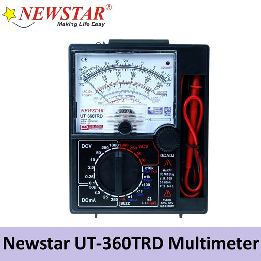 LQD Newstar UT-360TRD Analog Multitester with Cover Multimeter UT360TRD