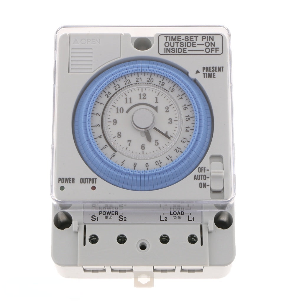 24-Hours Chronometry Timer Mechanical Switch Industrial Analogue Timer With Dustproof Cover