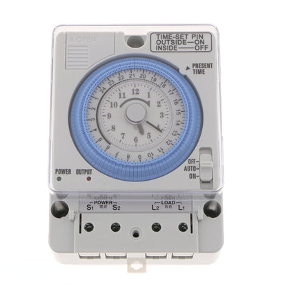 24-Hours Chronometry Timer Mechanical Switch Industrial Analogue Timer With Dustproof Cover