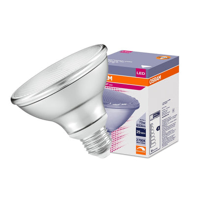 Osram PARATHOM DIM PAR30 75 10W/2700K E27 36D Warm White LED Lamp with Reflector Retrofit Screw Base