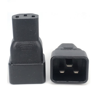 IEC Adapter (1pc) C20 to C13 15A 250V PDU Power Adapter Server Computer Power Adapter IEC C13 To C20