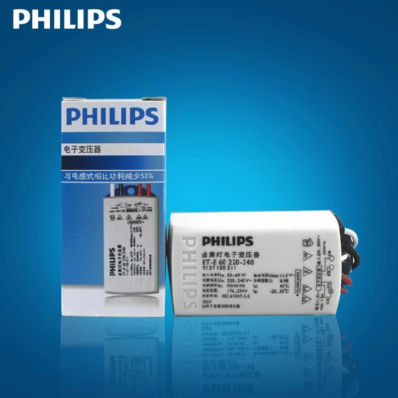 Philips ET-E 60 Electronic Transformer Ballast 60W Output 12V Input 220V