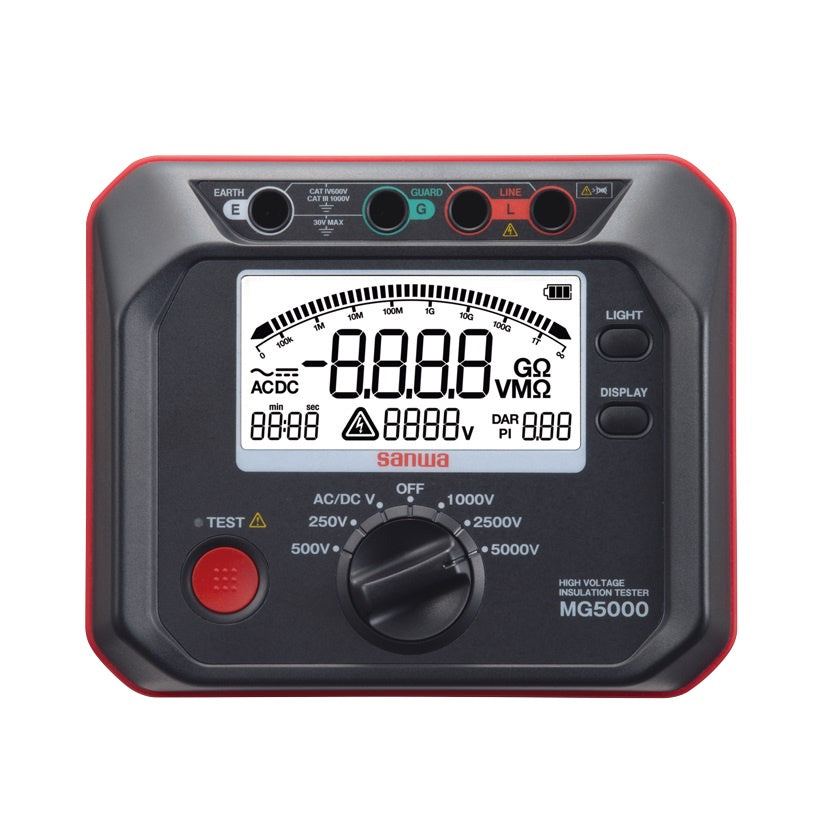 Sanwa MG5000 Digital Insulation Resistance Tester High Voltage Type 5000V