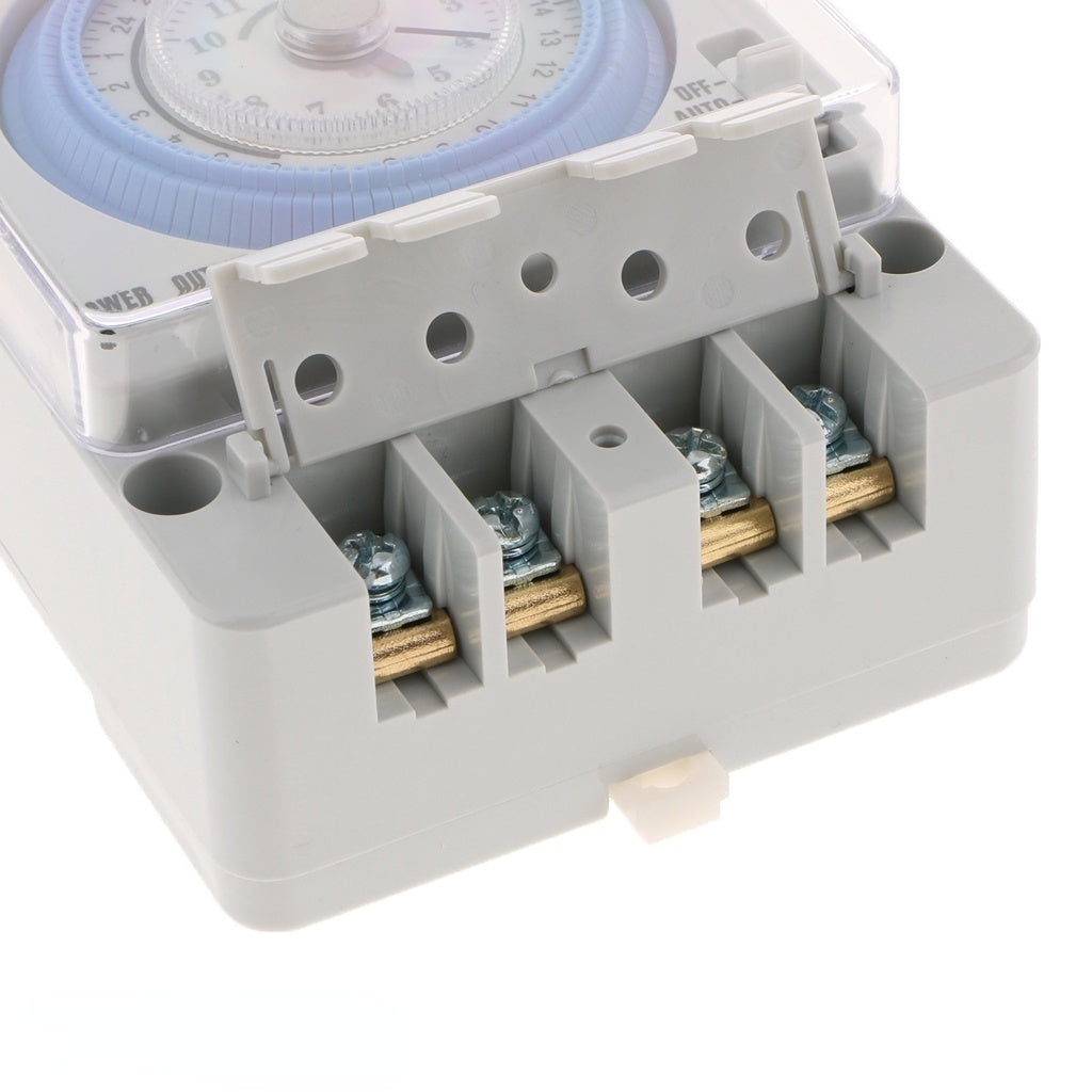 24-Hours Chronometry Timer Mechanical Switch Industrial Analogue Timer With Dustproof Cover