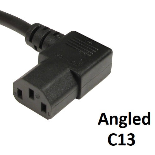 Power Cord NEMA 5 15P To C13 Angled NEMA 5-15P 5m Replacement Monitor PC Power Cable 5 meters