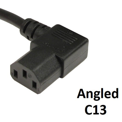Power Cord NEMA 5 15P To C13 Angled NEMA 5-15P 5m Replacement Monitor PC Power Cable 5 meters