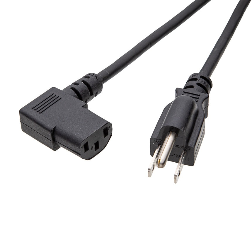 Power Cord NEMA 5 15P To C13 Angled NEMA 5-15P 5m Replacement Monitor PC Power Cable 5 meters
