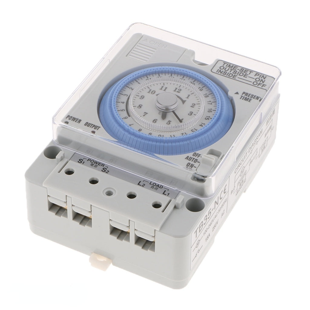 24-Hours Chronometry Timer Mechanical Switch Industrial Analogue Timer With Dustproof Cover