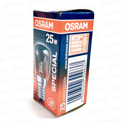 Osram Ref Bulb 25W 230V E14 Special Clear Incandescent Lamp CL 25 Fridge Refrigerator Sewing Lamp