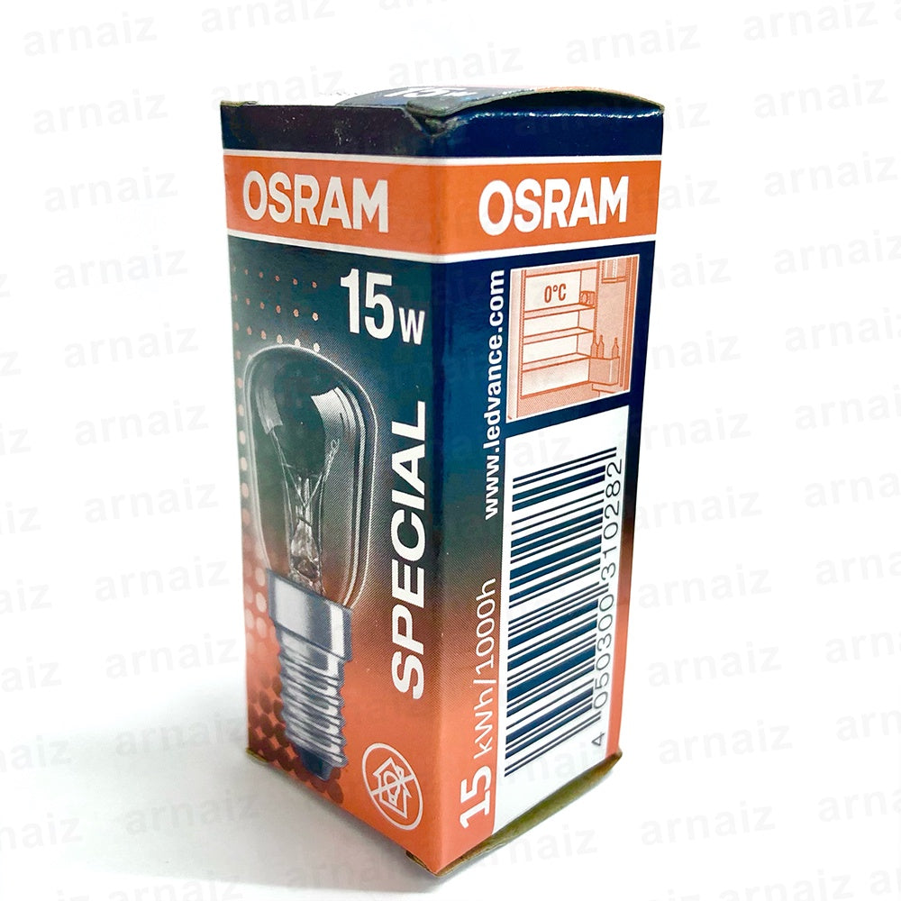 Osram Ref Bulb 15W 230V E14 Special Clear Incandescent Lamp CL 15 Fridge Refrigerator Sewing Lamp