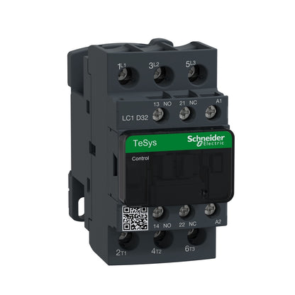 Schneider Magnetic Contactor (9A to 38A) TeSys Deca Contactors Schneider Electric TeSys D Contactor