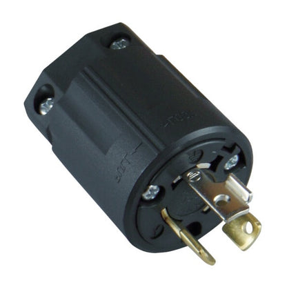 American Denki 3122N Locking Plug 15A 250V 2 Pole 3 Wire Rubber Housing Twist Locking Grounding Plug