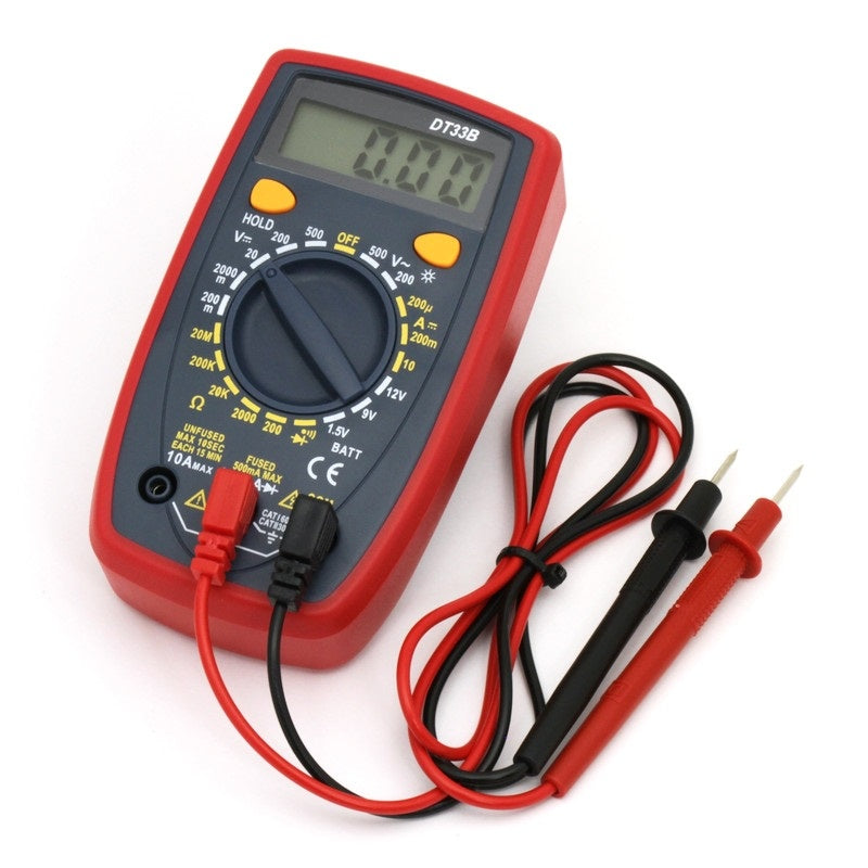 LQD Digital Multimeter DT33B with Backlight Multitester Multi-meter Multitesters Multimeters Samwa