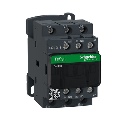 Schneider Magnetic Contactor (9A to 38A) TeSys Deca Contactors Schneider Electric TeSys D Contactor