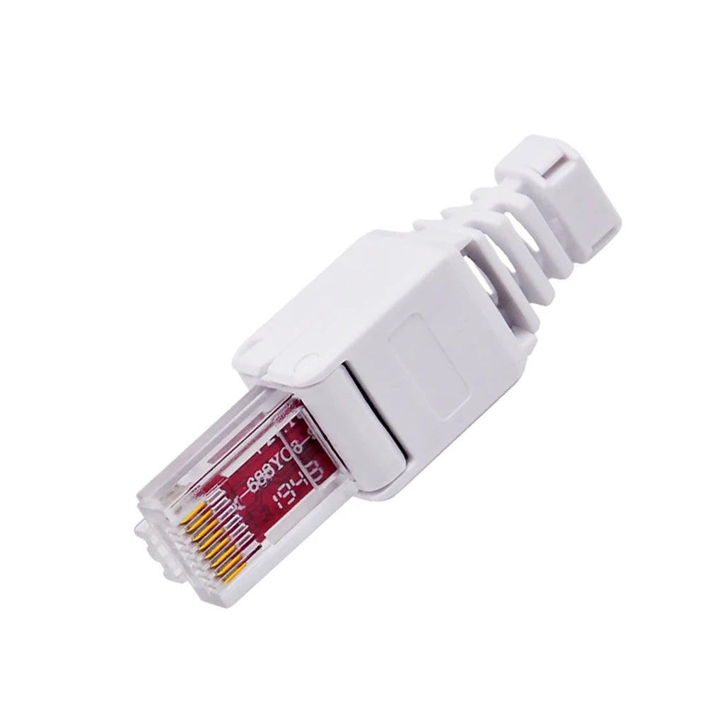 RJ45 Network Plug CAT 6 UTP Unshielded Tool Free Tool less Modular Connector Cat6 End Termination