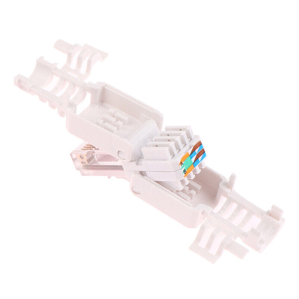 RJ45 Network Plug CAT 6 UTP Unshielded Tool Free Tool less Modular Connector Cat6 End Termination