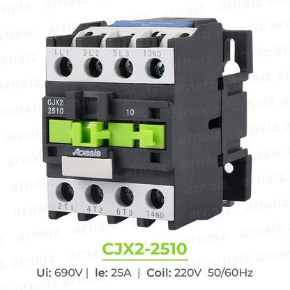 9A to 32A AC Magnetic Contactor CJX2 Contactors 0910 1210 1810 2510 3210 220V Aoasis Best Quality