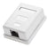 6x Rj 45 Module Empty Box Cat6 Modular Box Surface Mount Box with Adhesive cat 6 RJ45-8P8C Singl ...