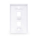 Faceplate Double Port IO Keystone Face Plate 2 Port ABS Wall Plate For ...