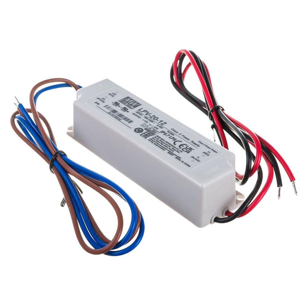 Meanwell LPV-20-12 Led Driver 20W Single Output Switching Power Supply